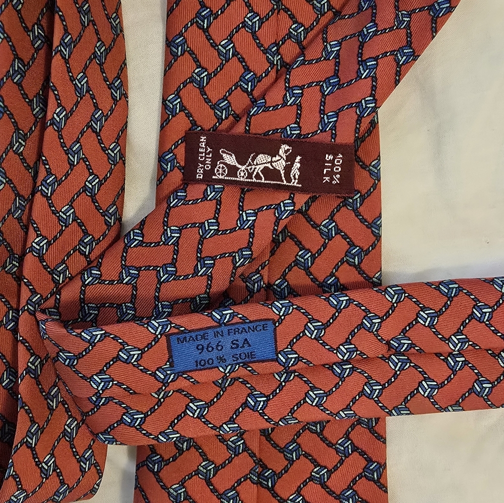 Hermes necktie vintage